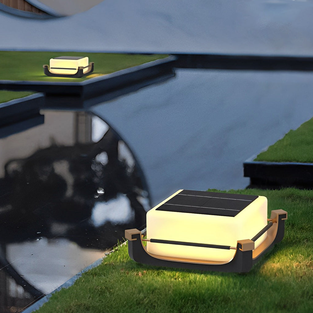 Waterproof LED Modern Solar Deck Post Lights Outdoor Fence Post Lights - Lamp Outdoor