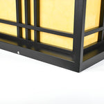 Retro Square Waterproof LED Black Modern Outdoor Post Caps Lights - Lamp Outdoor