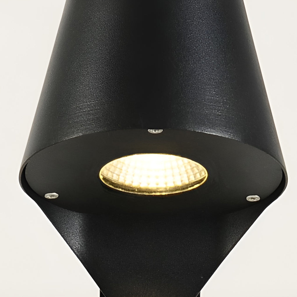 Sleek Black 10W LED Pathway Light Minimalist Outdoor Waterproof Lighting - Lamp Outdoor