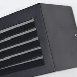Rectangle Waterproof 12W LED Black Modern Outdoor Wall Sconces Lighting - Lamp Outdoor