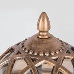 Round Glass E27 Waterproof European Style Outdoor Post Caps Lights - Lamp Outdoor