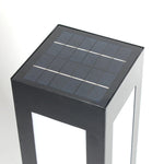Modern Black Solar Bollard Lights Automatic, Waterproof LED Outdoor Lighting - Lamp Outdoor