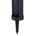 Modern Outdoor Cylinder Lawn Lamp - LED Solar & Hardwired Options - Lamp Outdoor