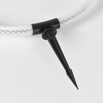 Sleek Ring LED Lawn Lamp Modern Waterproof Solar Landscape Lighting - Lamp Outdoor