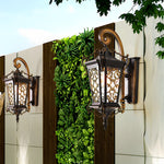 Retro Pattern Outdoor Waterproof European Style Wall Lamp Exterior Lights - Lamp Outdoor
