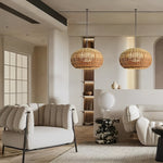 Lantern Shaped Waterproof Rattan Modern Outdoor Wall Lamp Chandelier - Lamp Outdoor