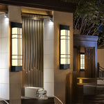 Retro Rectangular Waterproof LED Black Traditional Outdoor Wall Lamp - Lamp Outdoor