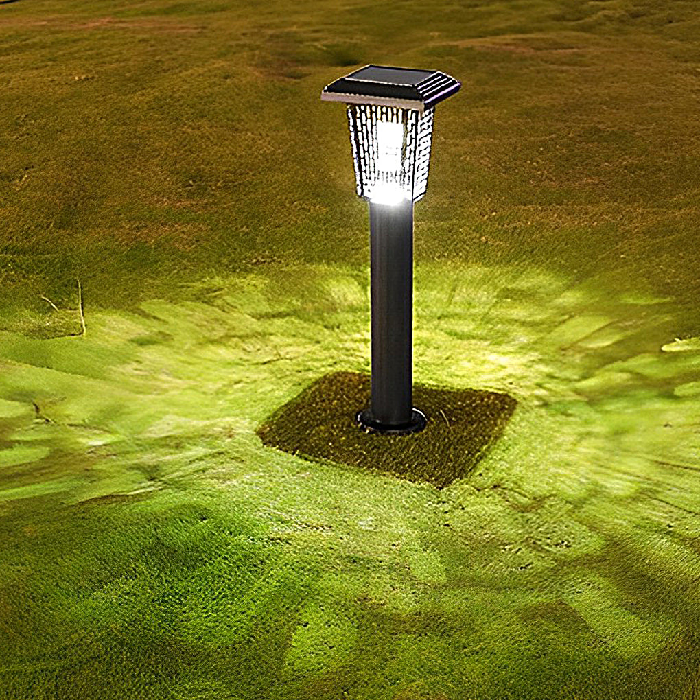 360° Multifunctional Solar Mosquito Killer Lamp with Waterproof, Dual Lighting Modes - Lamp Outdoor