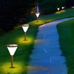 Eco-Efficient Cone-Shaped Solar Path Light Modern LED Outdoor Lighting - Lamp Outdoor