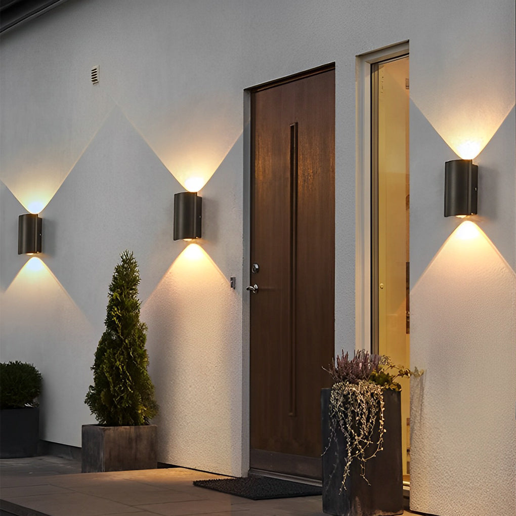 Creative Wave Up and Down Light LED Waterproof Modern Wall Washer Light - Lamp Outdoor