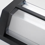 Waterproof Double Acrylic Shade LED Black Modern Outdoor Wall Lights - Lamp Outdoor