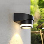 Round Up and Dawn Light LED Waterproof Black Outdoor Wall Washer Lights - Lamp Outdoor