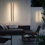 Long Acrylic LED Solar Outdoor Wall Light Waterproof Linear Wall Mounted Lighting - Lamp Outdoor