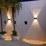 Rectangular Up and Down Light LED Waterproof Modern Wall Washer Lights - Lamp Outdoor