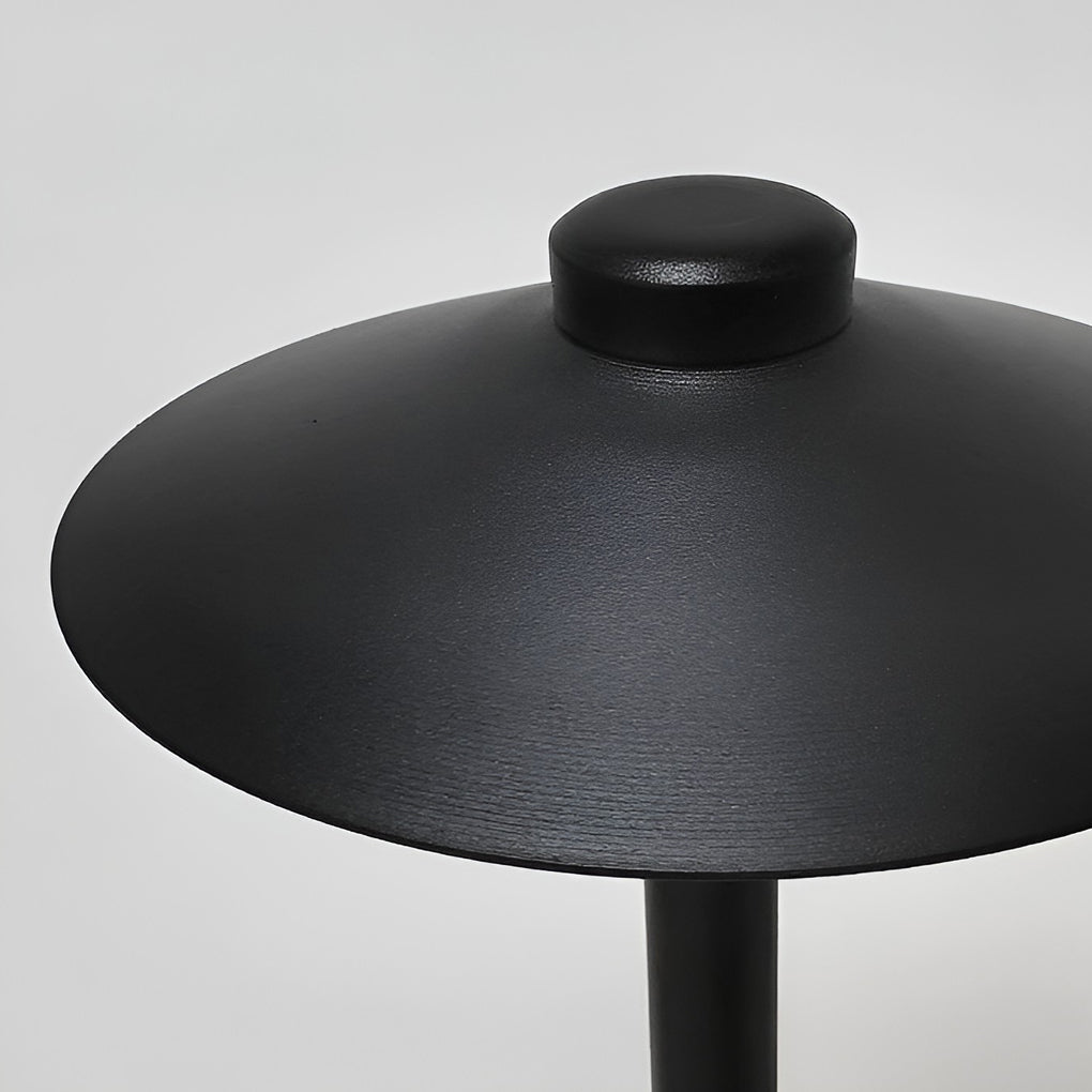 Modern Mushroom-Shaped Outdoor Path Lights LED 7W Black Lighting - Lamp Outdoor
