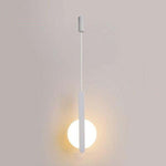 Doria Modern LED Pendant Light Black/White Metal Living Room - Lamp Outdoor