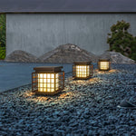 Stainless Steel Modern Pillar Lights - Lamp Outdoor