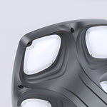 4-Light Square Waterproof LED Outdoor Path Lights - Solar & Hardwired Options - Lamp Outdoor