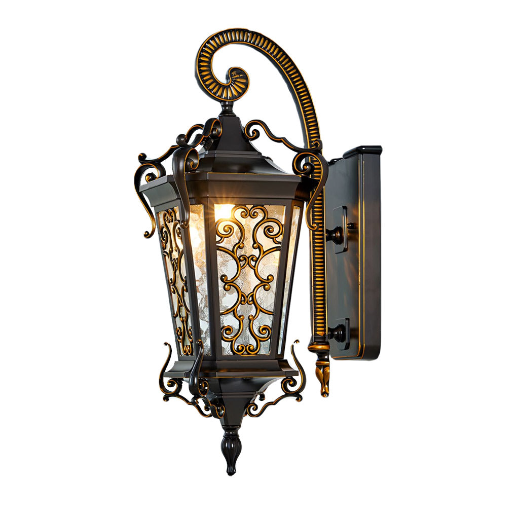Retro Pattern Outdoor Waterproof European Style Wall Lamp Exterior Lights - Lamp Outdoor