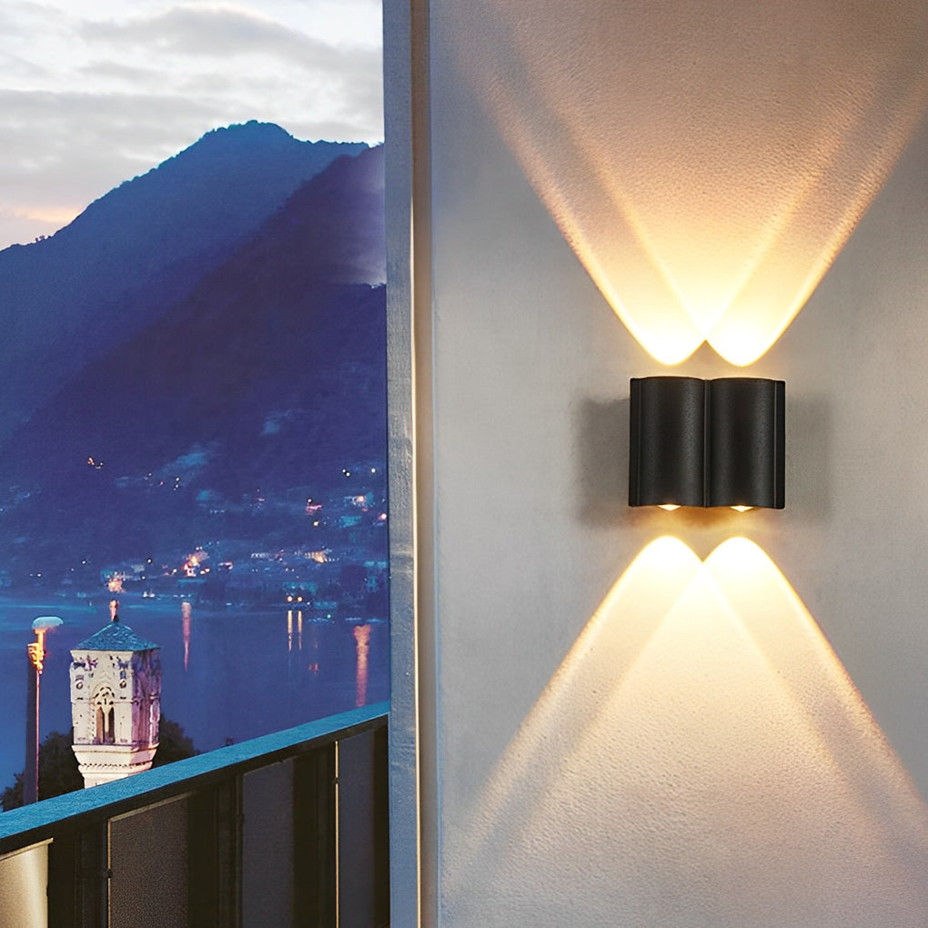 Creative Wave Up and Down Light LED Waterproof Modern Wall Washer Light - Lamp Outdoor