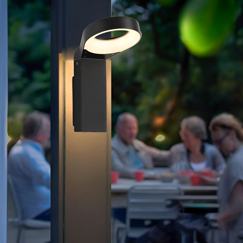 18W LED Ring Outdoor Landscape Lighting – Versatile Wall & Path Lamp - Lamp Outdoor