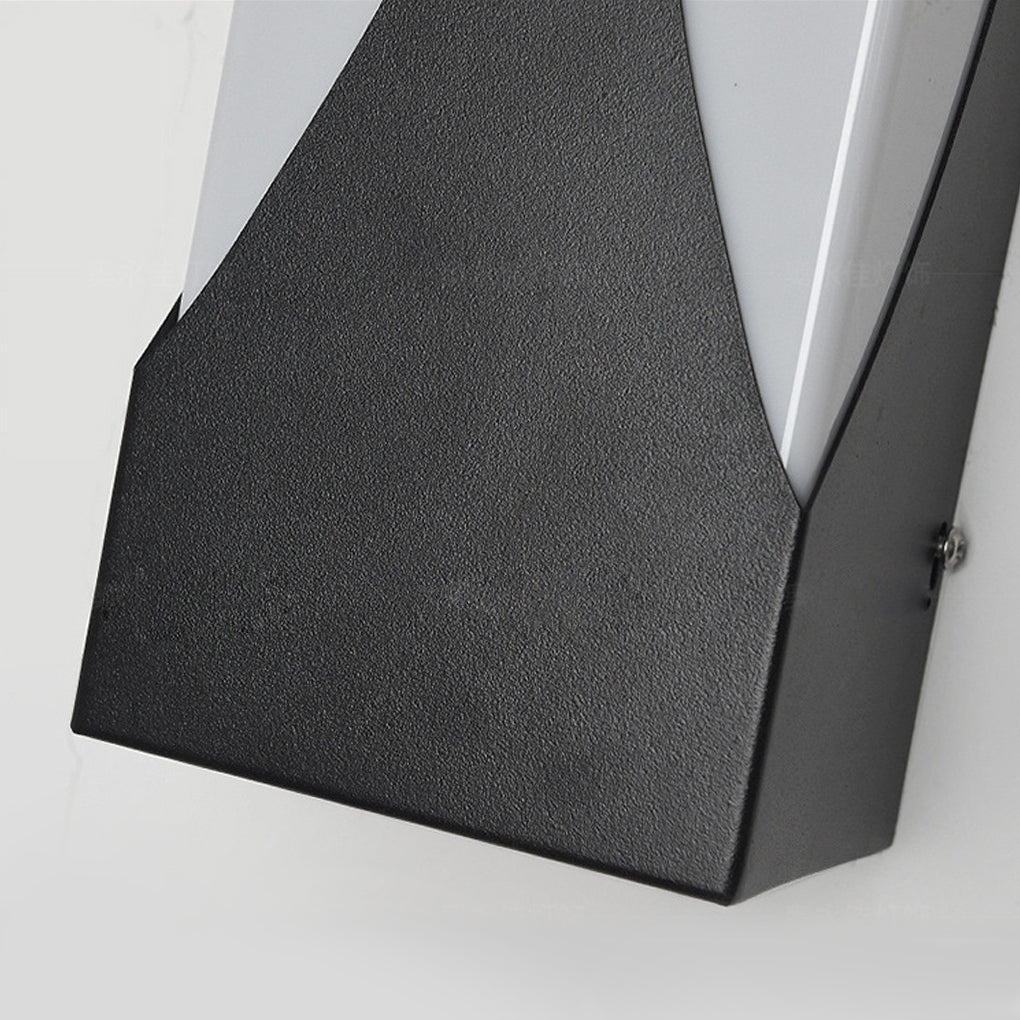 Creative Rectangular Waterproof LED Black Modern Outdoor Wall Sconce Lighting - Lamp Outdoor