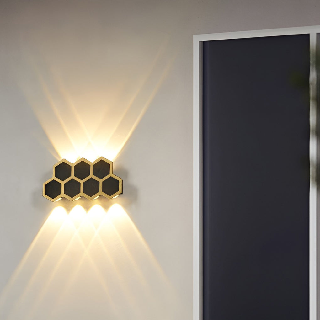 Beehive-shaped LED Up and Down Lights Waterproof Modern Wall Washer Light - Lamp Outdoor