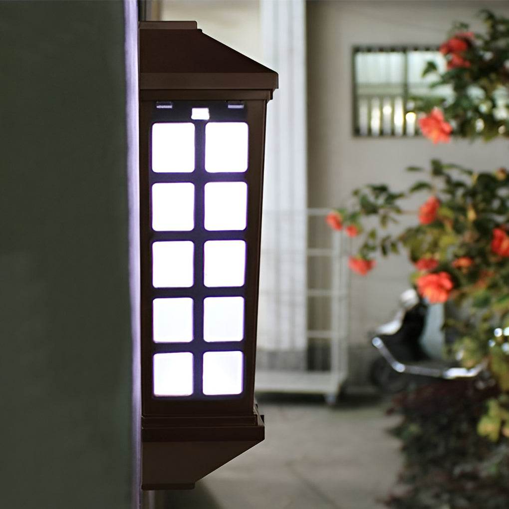 Solar LED Light-controlled Motion Sensor Modern Outdoor Wall Lamp - Lamp Outdoor