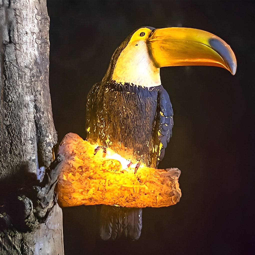 Resin Simulation Animal Parrot Shape 24V LED Waterproof Outdoor Lights - Lamp Outdoor