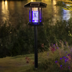 360° Multifunctional Solar Mosquito Killer Lamp with Waterproof, Dual Lighting Modes - Lamp Outdoor