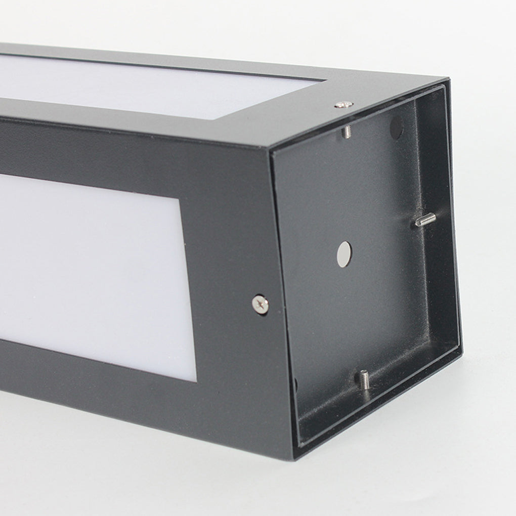 Modern Black Solar Bollard Lights Automatic, Waterproof LED Outdoor Lighting - Lamp Outdoor