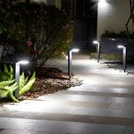 Eco-Friendly Smart LED Outdoor Lawn Lamp Solar Path Lighting with Auto On/Off - Lamp Outdoor