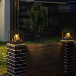 Outdoor Solar Waterproof Mountain Landscape Decorative Lighting Column Light - Lamp Outdoor