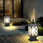 Retro Creative Waterproof Modern Outdoor Fence Post Lights Pillar Lamp - Lamp Outdoor