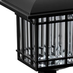 Vintage-Modern Solar Square Lawn Lights Waterproof, Durable Outdoor Lighting - Lamp Outdoor