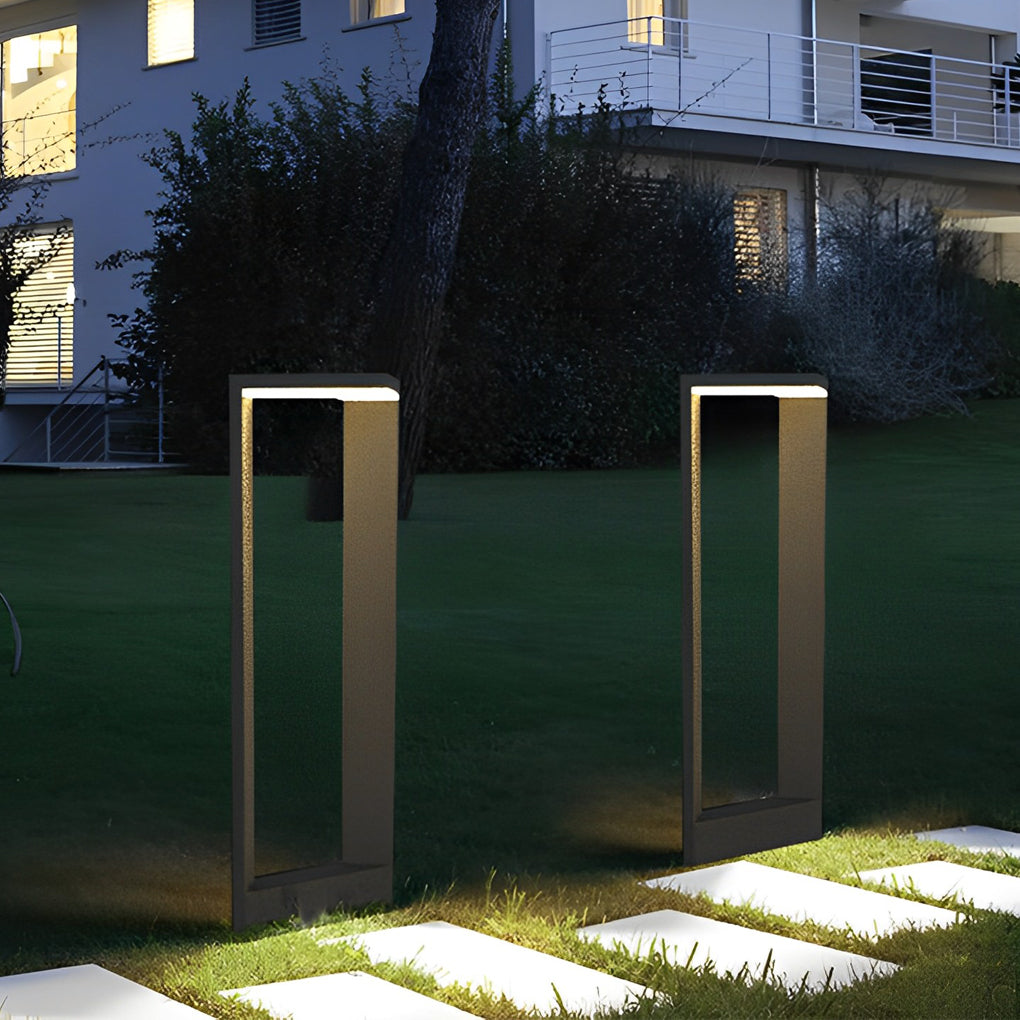 Sleek Linear 12W LED Pathway Light Minimalist Outdoor Landscape Lamp - Lamp Outdoor