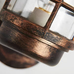 Retro Cage Shape LED 4w Waterproof American-style Outdoor Wall Lamp - Lamp Outdoor