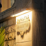 Rectangular Adjustable Waterproof LED Modern Signboard Solar Wall Lamp - Lamp Outdoor