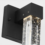 Waterproof LED 10W Crystal Black Modern Outdoor Wall Lamp Exterior Lights - Lamp Outdoor