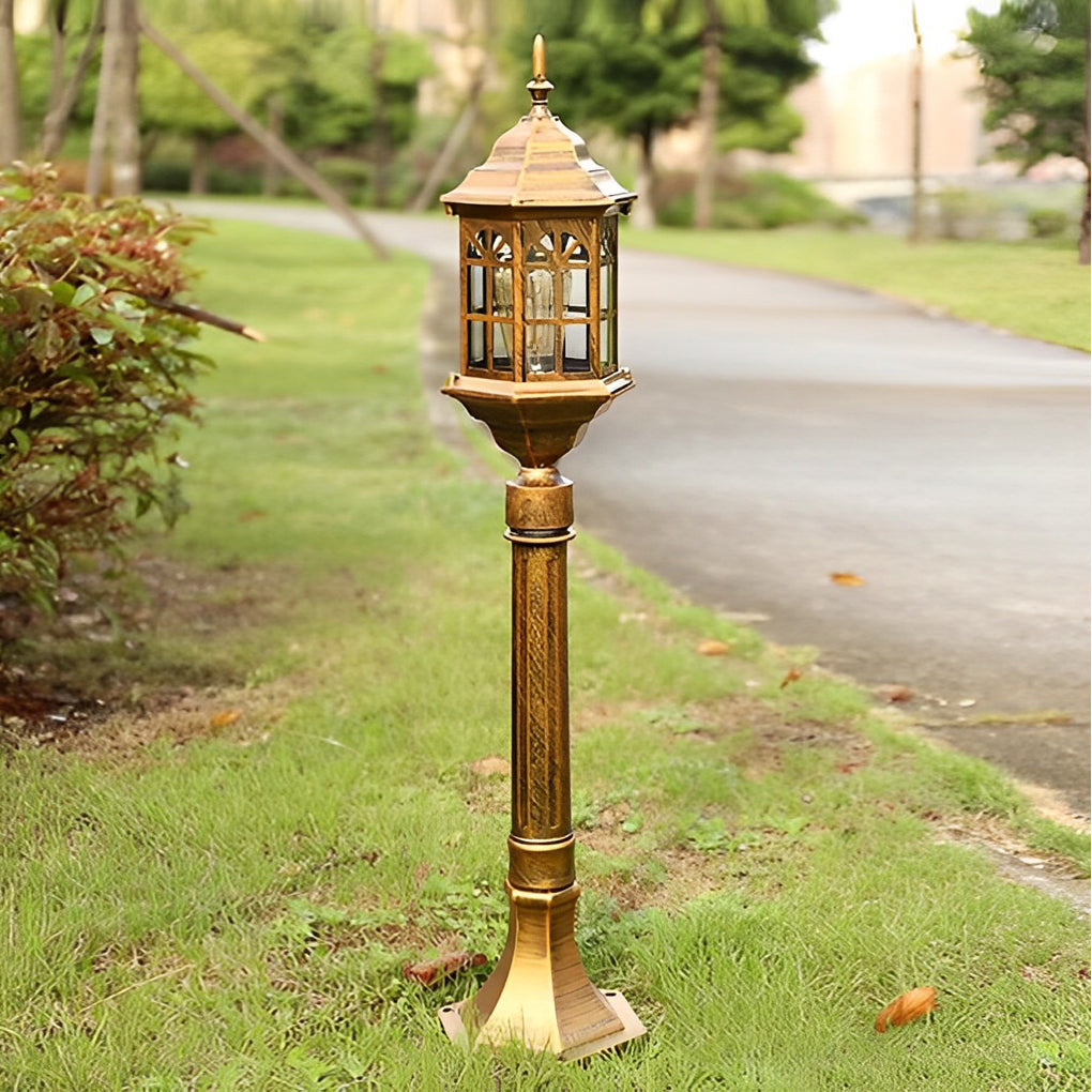 Elegant Slim Post LED Outdoor Post Lights Black/Bronze Pathway Lamps - Lamp Outdoor