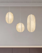 Cocoon Minimalist Silk Pendant Lamp - Lamp Outdoor