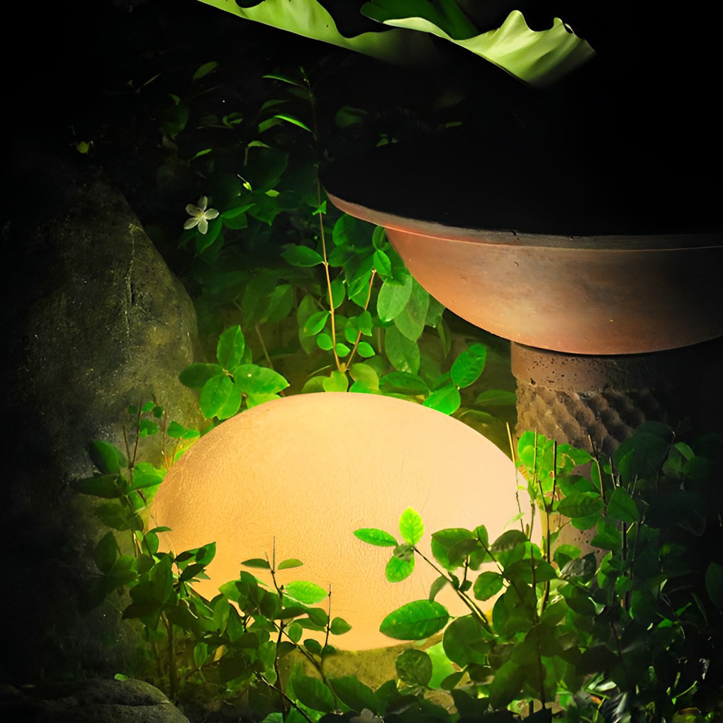 Resin Cobblestone LED Lawn Light Modern Waterproof Outdoor Landscape Lamp - Lamp Outdoor