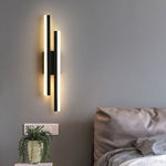 Cyral Minimalist Geometric Wall Lamp, Black/White - Lamp Outdoor