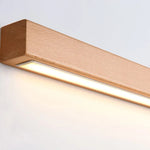 Muto Linear Mirror Wooden Front Vanity Wall Lamp - Lamp Outdoor