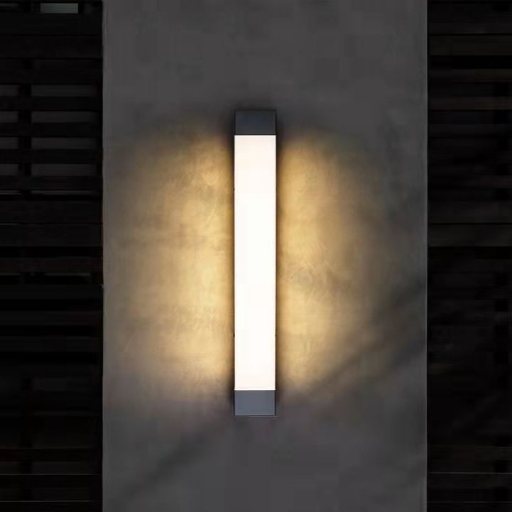 Ray Minimalist Linear Metal Outdoor Wall Lamp - Lamp Outdoor