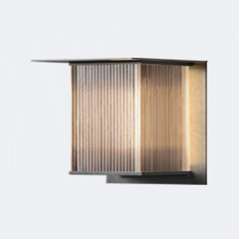 Ray Modern Rectangular Metal Outdoor Wall Lamp - Lamp Outdoor