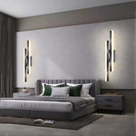 Cyral Minimalist Geometric Wall Lamp, Black/White - Lamp Outdoor