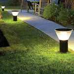 Ray Modern Metal Conical Solar Outdoor Bollard Light - Lamp Outdoor