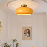 Charlotte Glass Flush Mount Ceiling Light - Lamp Outdoor