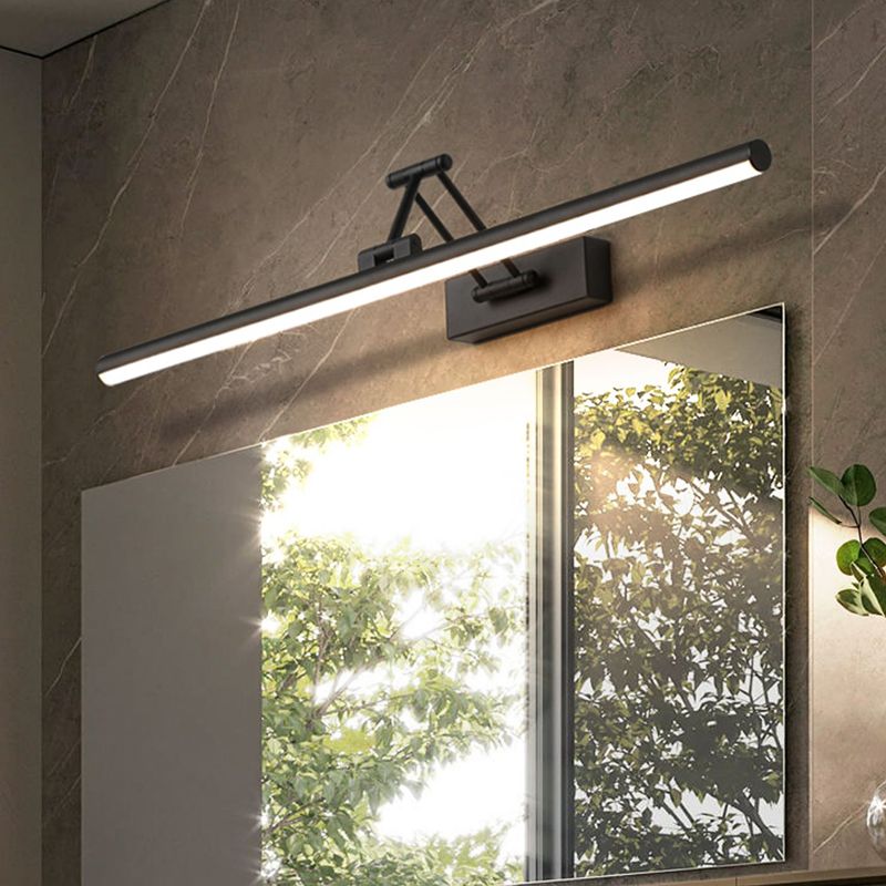 Volo Modern Linear Mirror Front Vanity Metal LED Wall Lamp - Lamp Outdoor